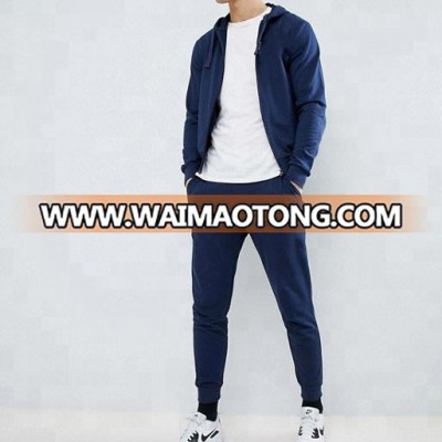 Wholesale custom silm fitness bulk blank gym wear mens tracksuit