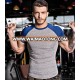 Mens Gym T Shirts Gym Wear Sports Wear Costumes TS51